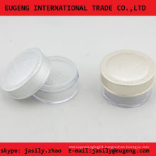 Fashionable empty Plastic Loose Powder Container with sifter